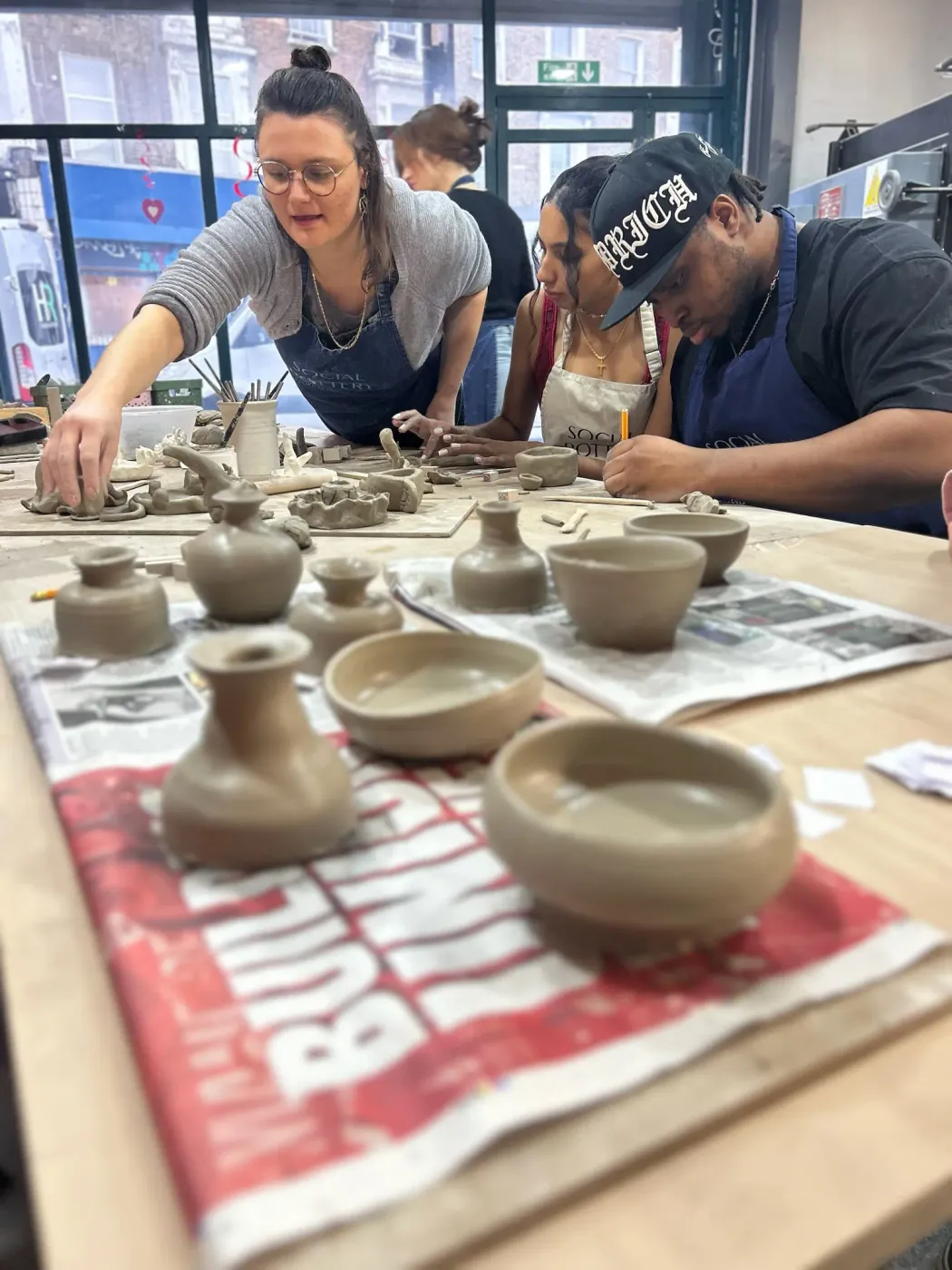 Hand-Build & Decorate Ceramics Workshop at Social Pottery Studio 221, Camden Town
