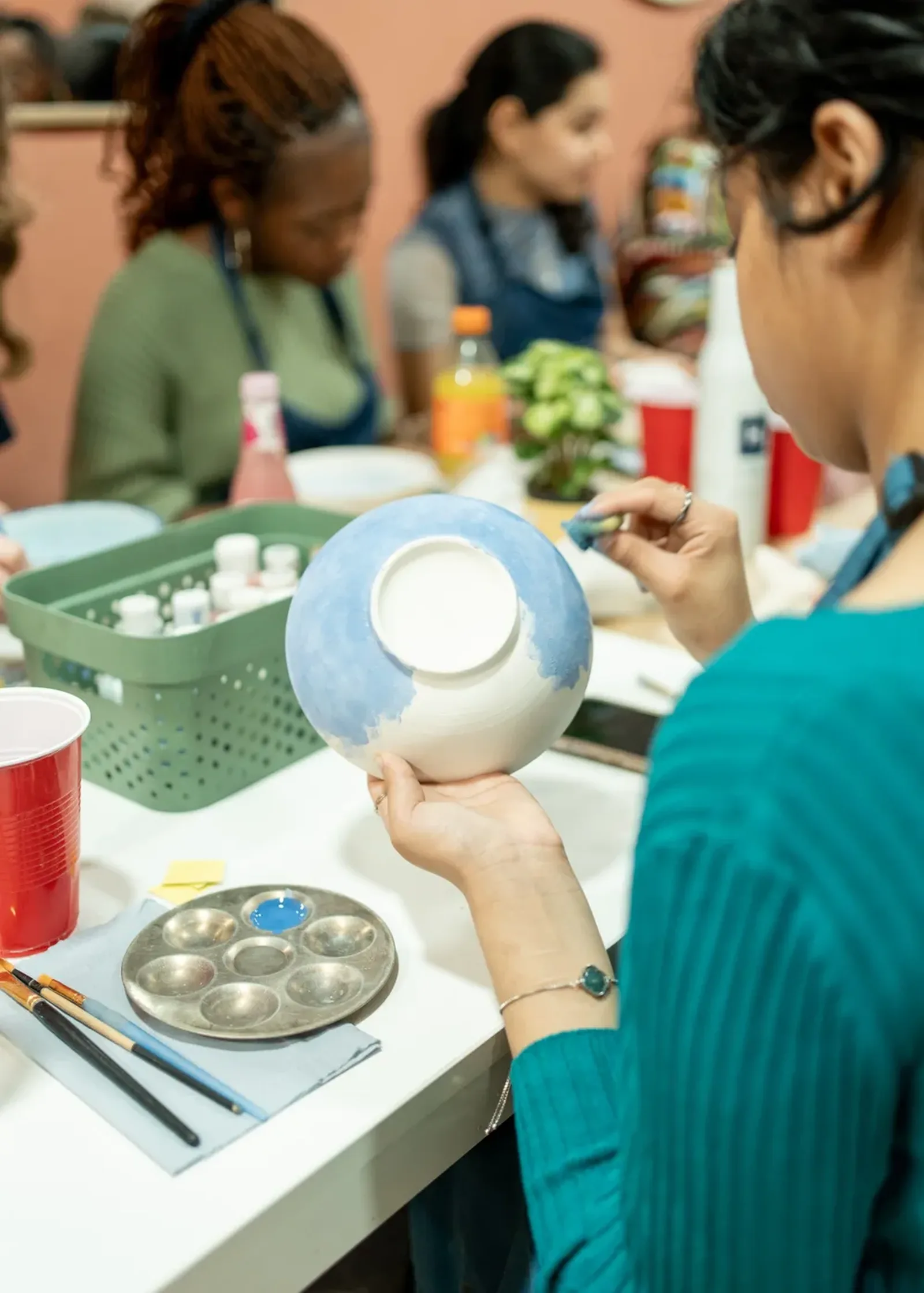 Late Night Sip & Paint at Social Pottery Studio 136, Kentish Town