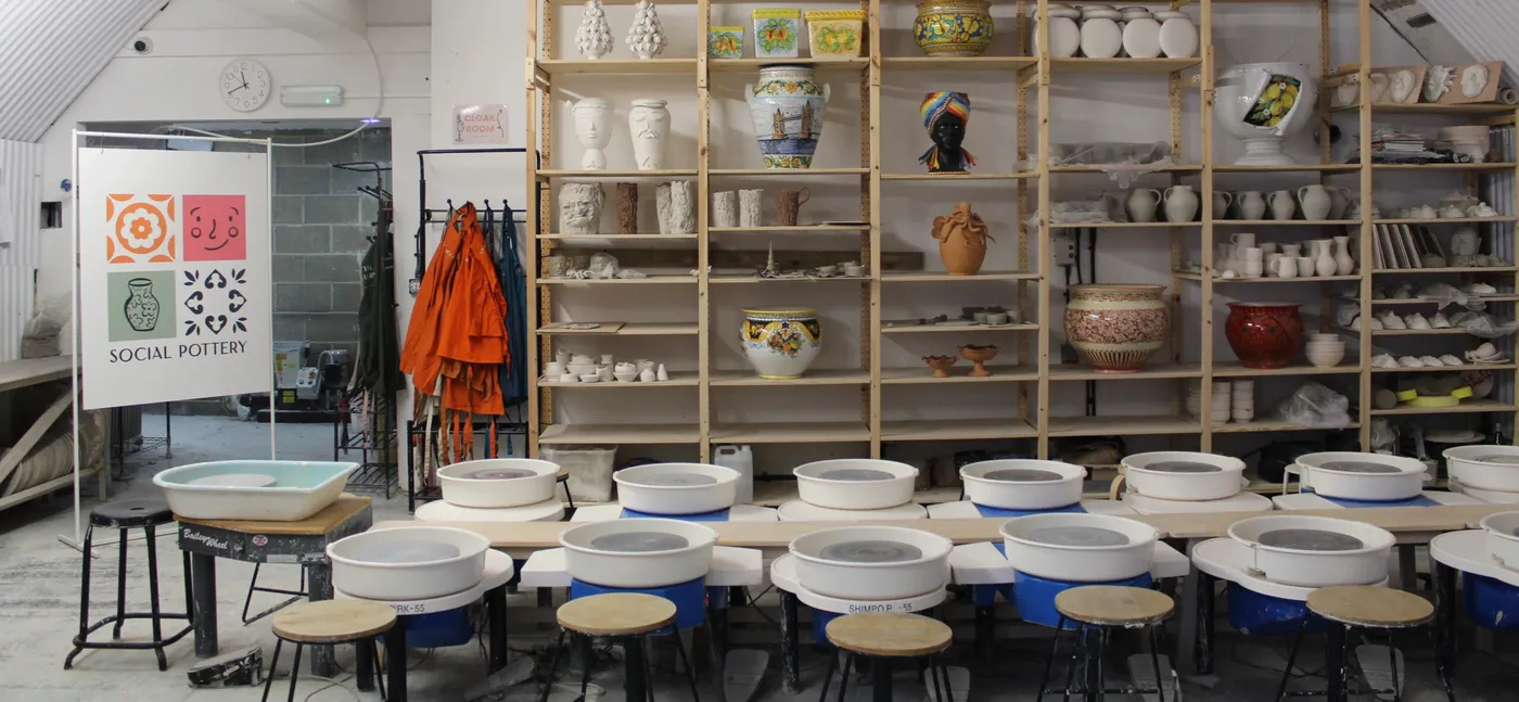 6-Week Beginner Wheel Throwing Course (Level 1) at Social Pottery Studio 221, Camden Town