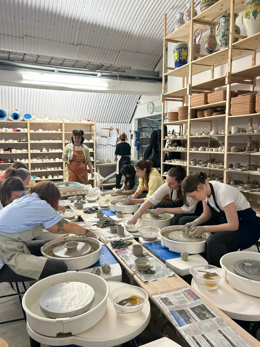 6-Week Improvers Wheel Throwing Course (Level 2) at Social Pottery Studio 221, Camden Town